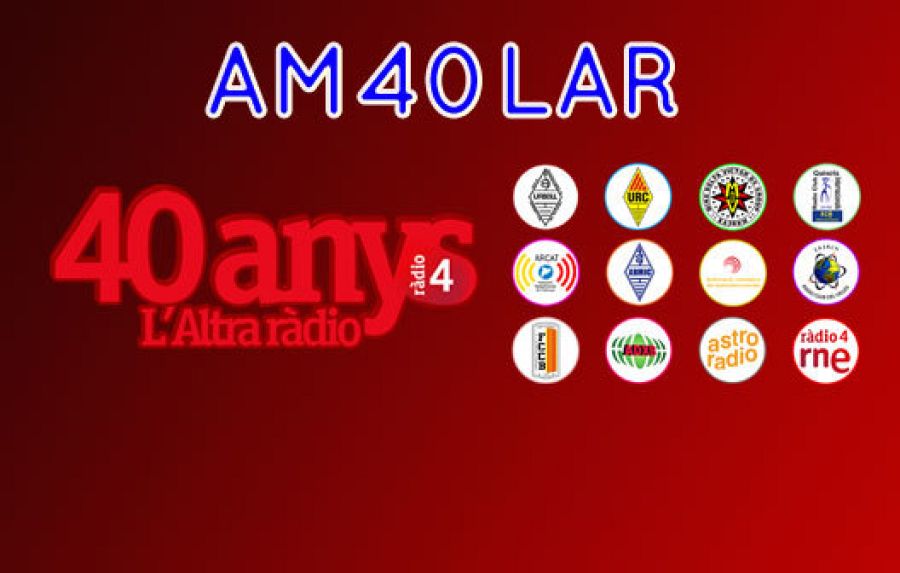 Logo especial 40 anys 'L'altra ràdio' radioaficionats