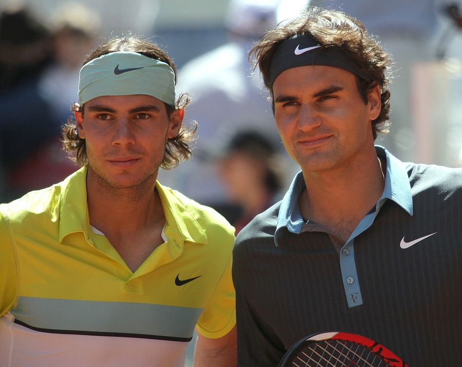 Rafa Nadal y Roger Federer