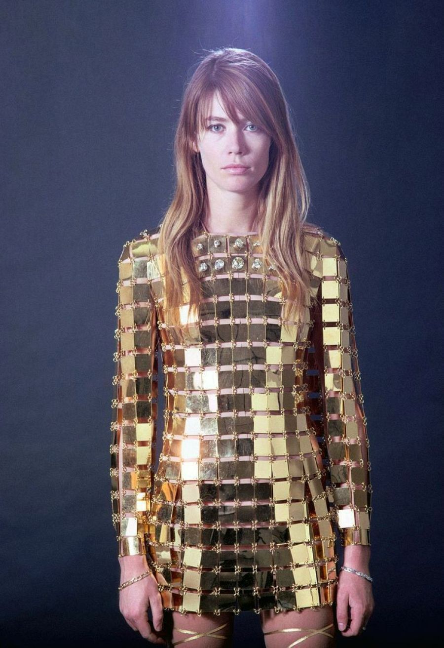 Françoise Hardy vestida por Paco Rabanne