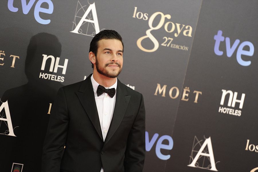 Mario Casas en la 27ª edición de los Premios Goya