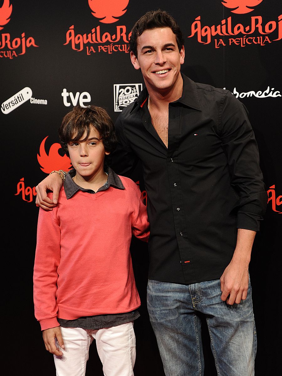 Óscar empezó como actor muy pequeño en Aguila Roja