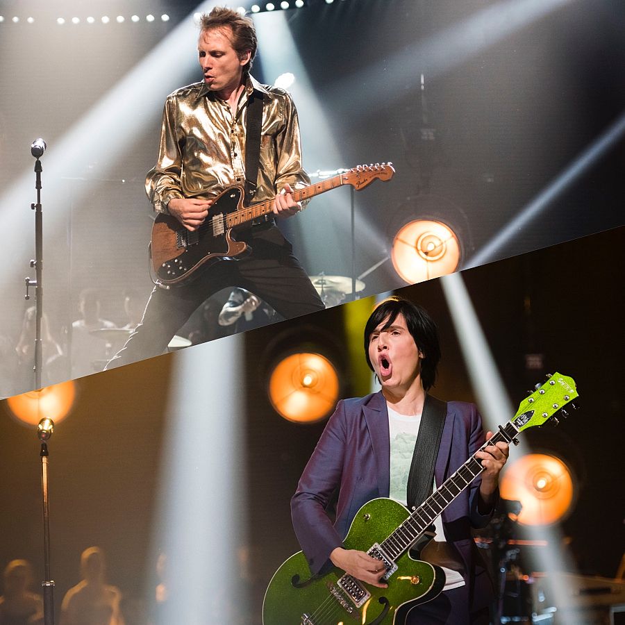 Franz Ferdinand y Texas en el plató de 'La Hora Musa'