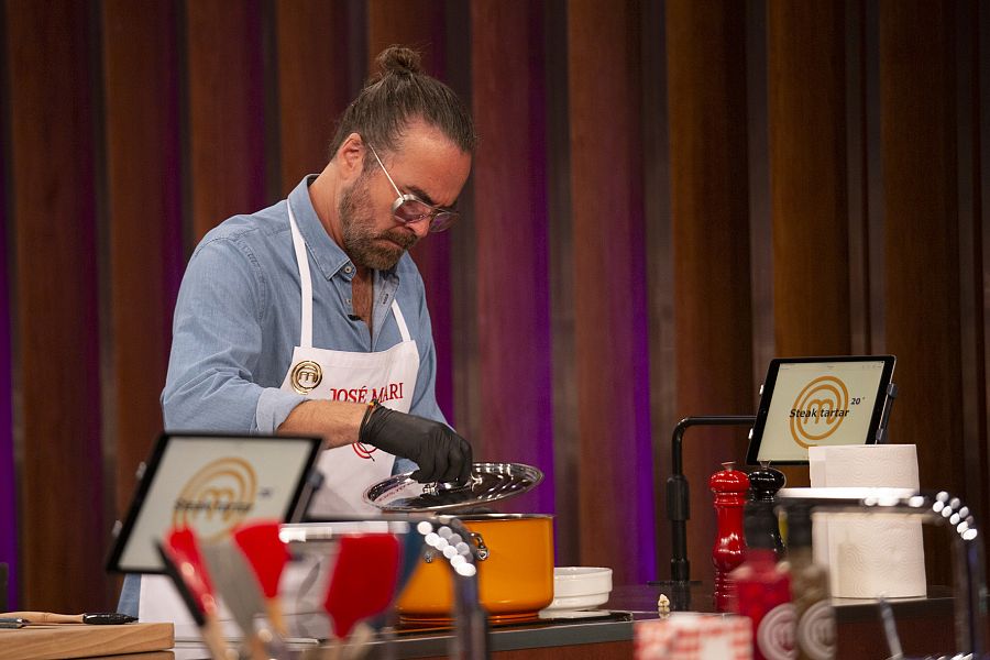 José Mari, en la primera prueba