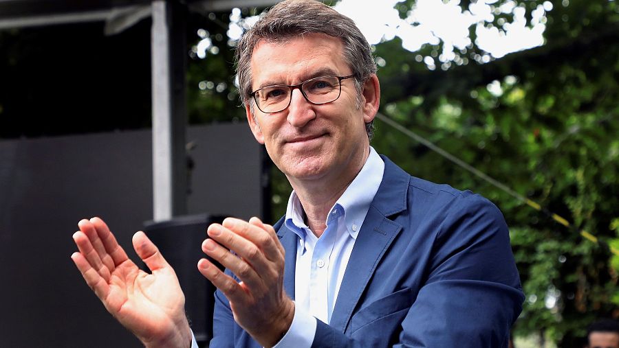 Alberto Núñez Feijóo, candidato del PP a la Xunta de Galicia.