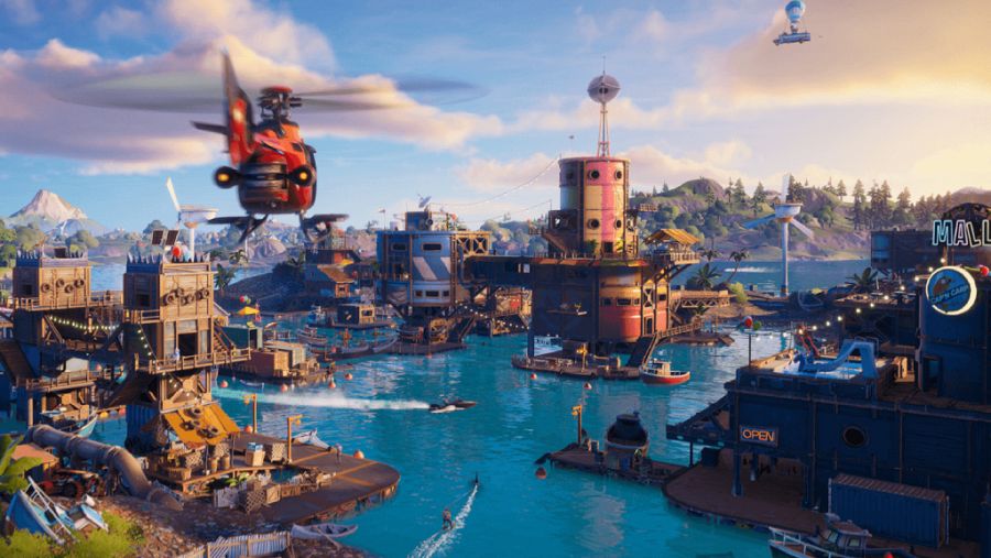 El nuevo mapa de Fortnite inunda gran parte de las localizaciones