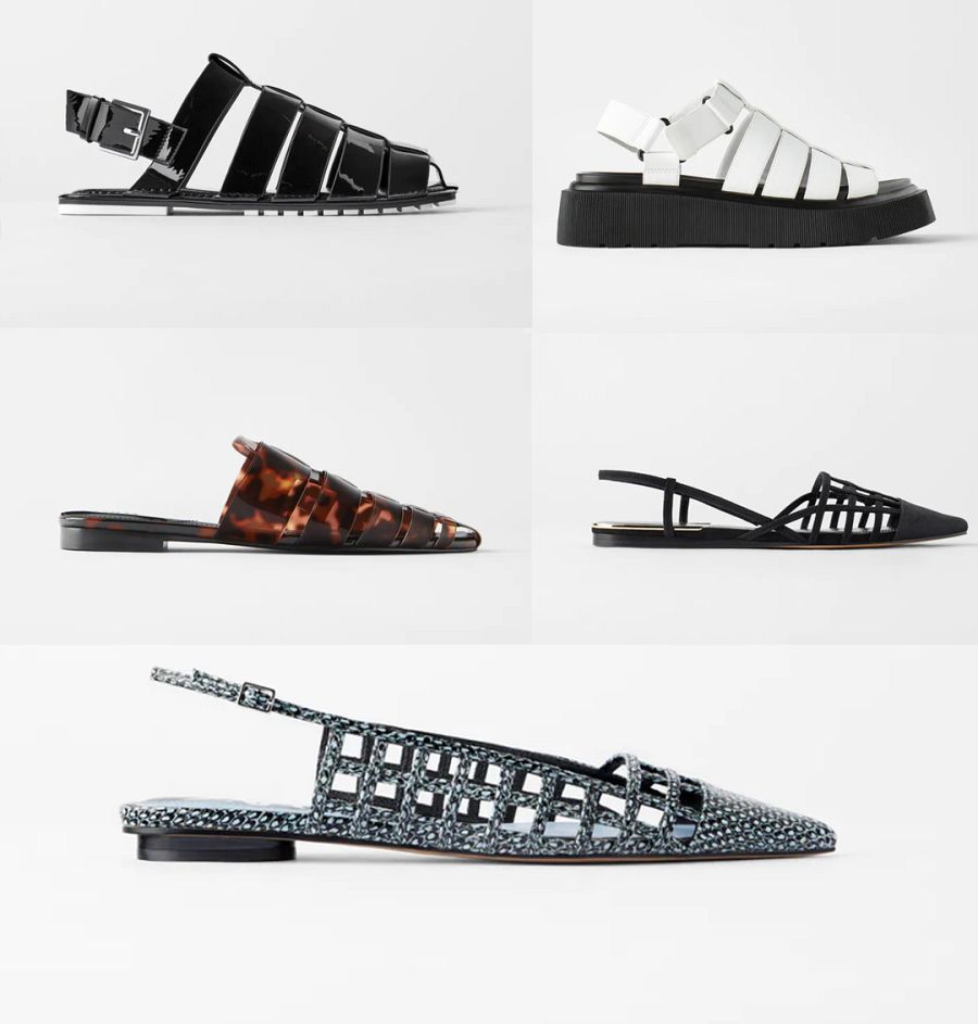 Zara se inspira en la cangrejera para su nueva colección de sandalias