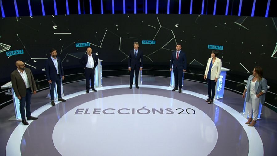 Debate Elecciones Gallegas 2020 Feijóo Defiende Un Gobierno De Unidad