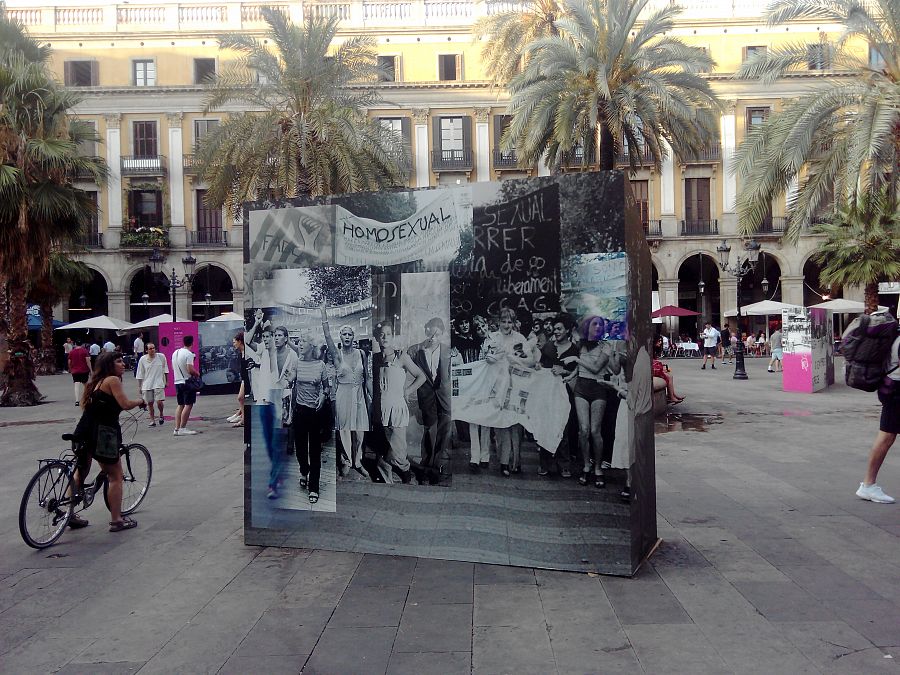 Cartel de la primera manifestación por los derechos de los homosexuales en 1977