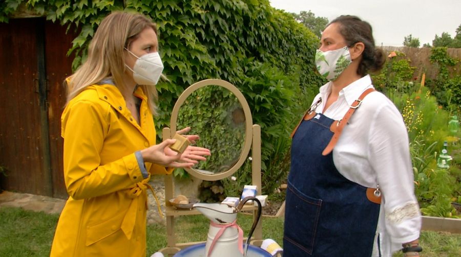 Jabones naturales con flores silvestres