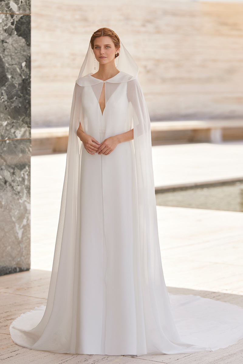 chaqueta vestido novia