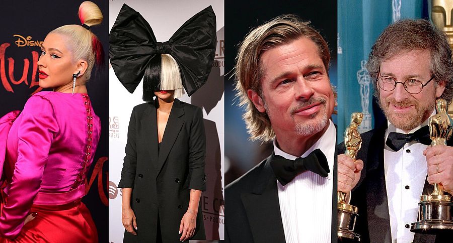 Christina Aguilera, Sia, Brad Pitt y Steven Spielberg comparten cumpleaños el 18 de diciembre