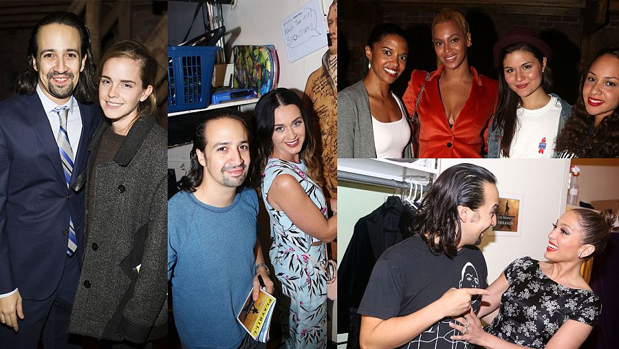 Emma Watson, Katy Perry, Beyoncé o Jennifer López, entre los famosos que fueron a ver 'Hamilton'