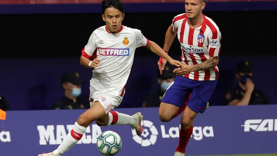 Imagen: Una de las muchas galopadas de Take Kubo en el partido