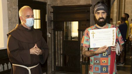 Ricardo Rebollo en el Monasterio de Santo Toribio