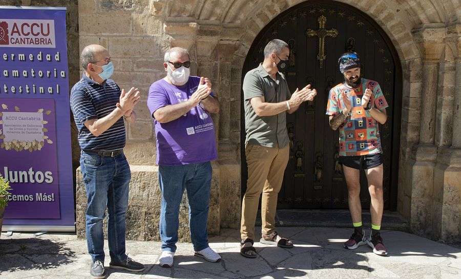 Roberto Rebollo, a punto de iniciar su ultramaratón solidaria