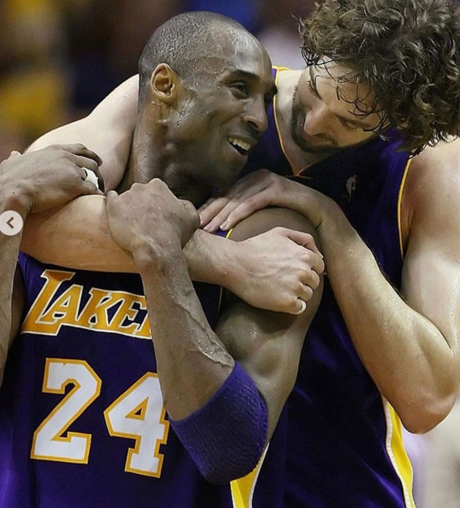 Kobe Bryant y Pau Gasol en Los Ángeles Lakers