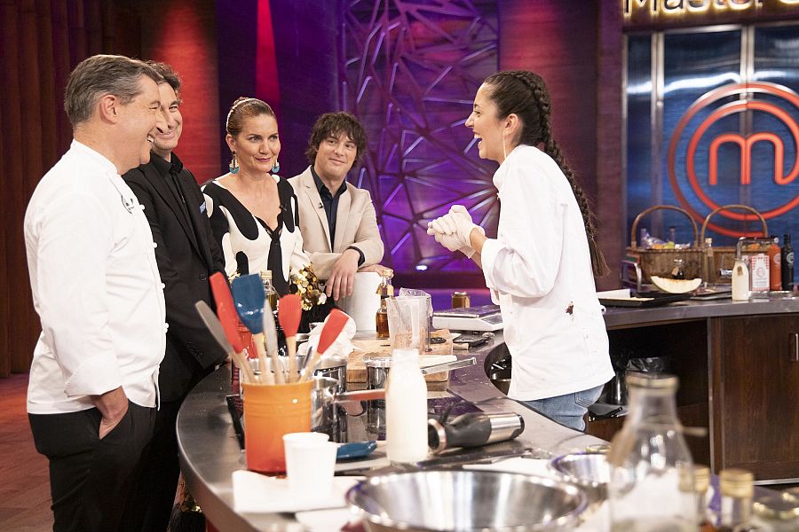 Ana y los jueces de 'MasterChef'
