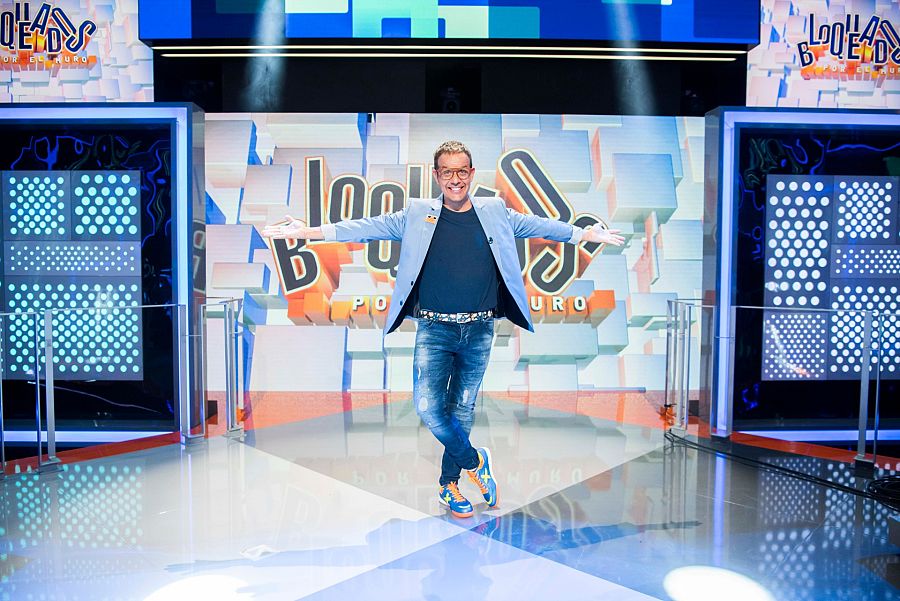 Àngel Llàcer en el plató de 'Bloqueados por el muro'