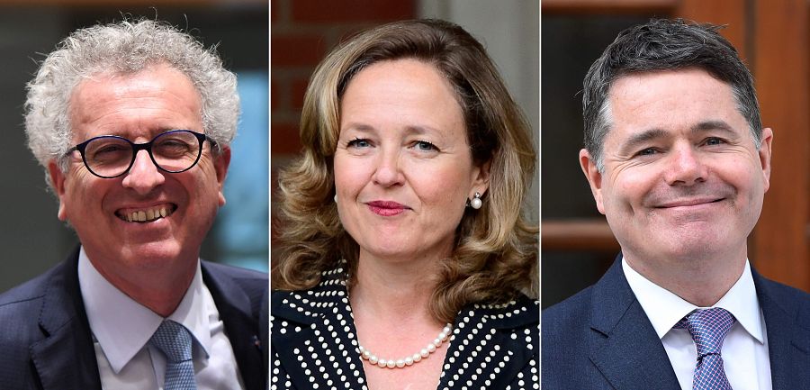Los tres candidatos a presidir el Eurogrupo