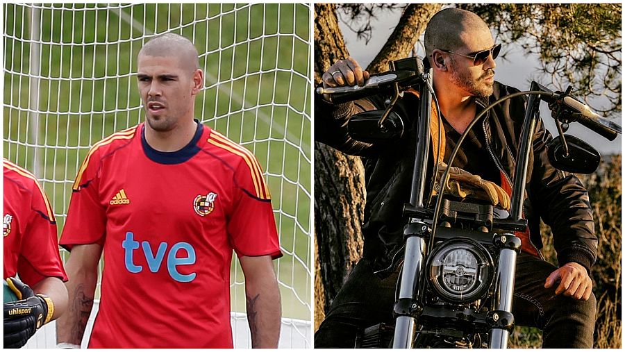 Víctor Valdés durante el mundial de Sudáfrica 2010 y diez años después