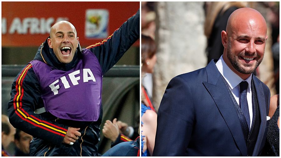 Pepe Reina durante el mundial de Sudáfrica 2010 y diez años después