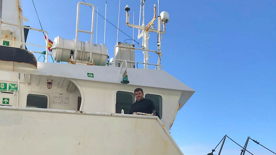 Barco pesquero en Galicia