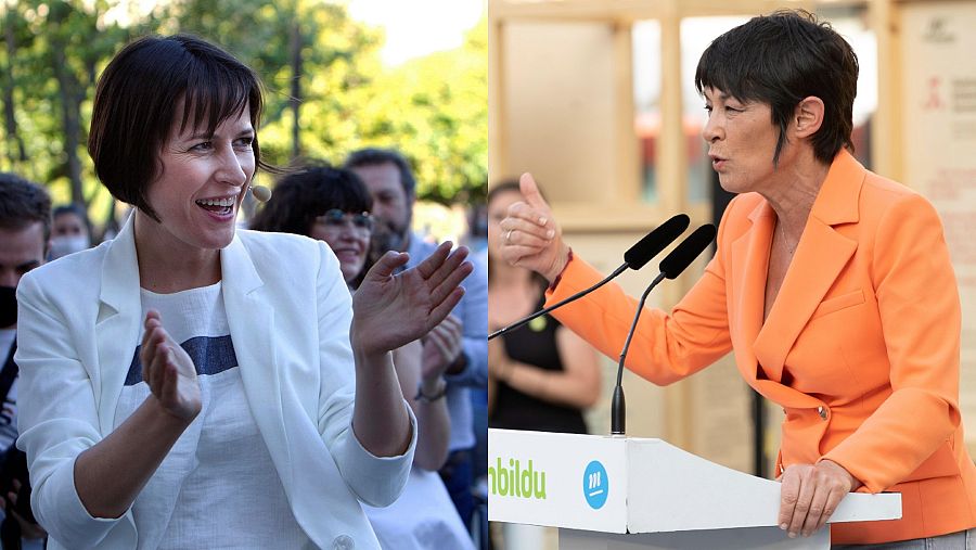 Elecciones gallegas y vascas: La candidata del BNG a la Xunta, Ana Pontón, y la candidata a lehendakari de EH Bildu, Maddalen Iriarte.