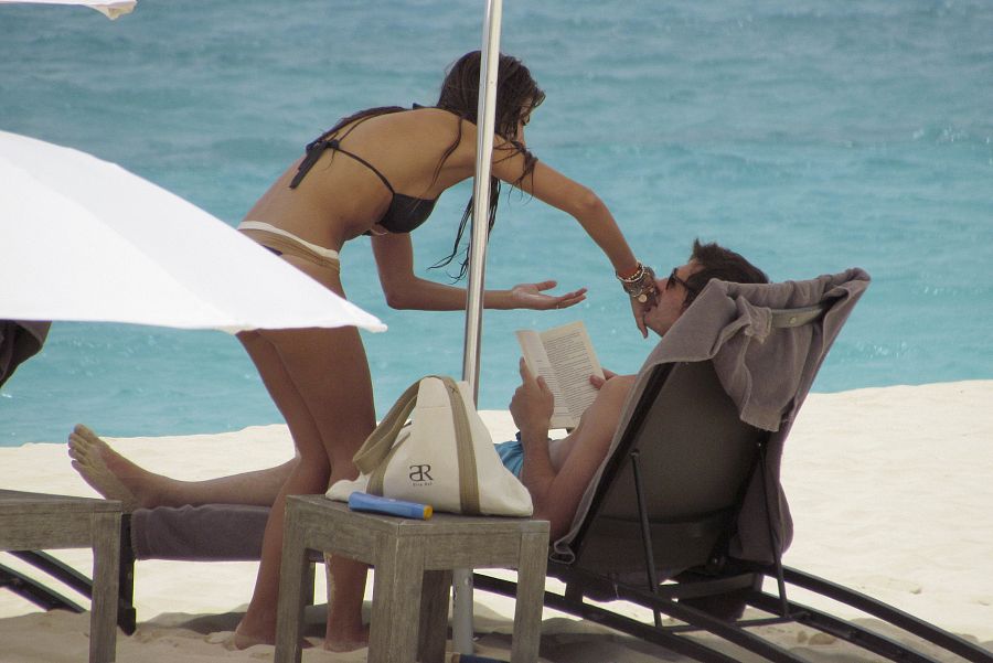 Iker Casillas y Sara Carbonero durante unas vacaciones en el Caribe