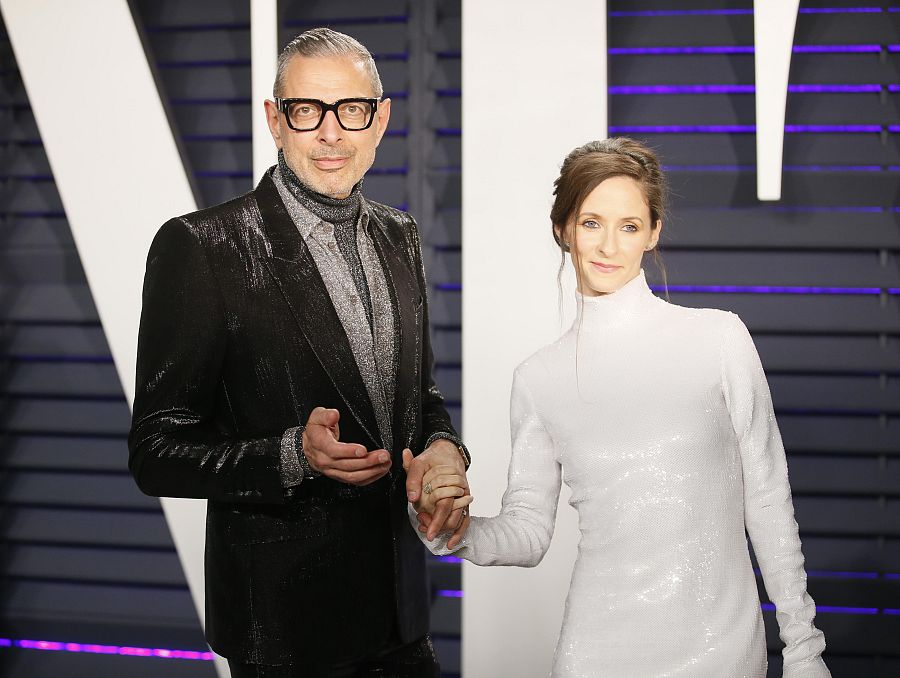 El actor Jeff Goldblum y su mujer, Emilie Livingston, 31 años menor que él