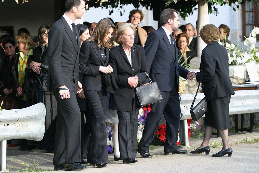Funeral de José Luis Ortiz, abuelo paterno de Letizia
