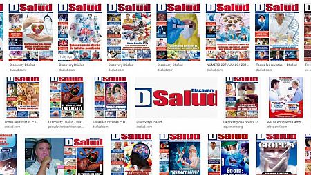 Captura de la hemeroteca digital de la revista con varias de sus portadas.