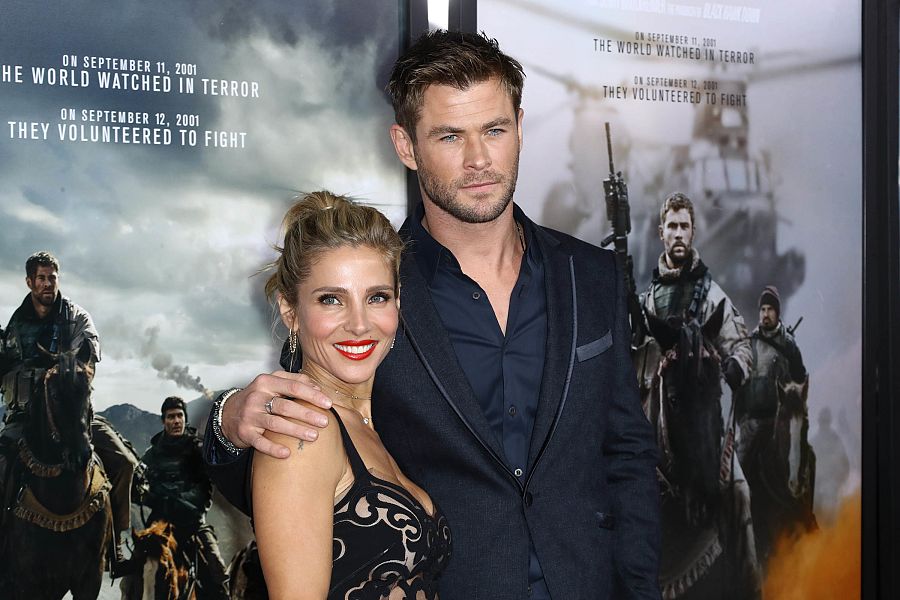 Chris Hemsworth y Elsa Pataky en la premiere de 