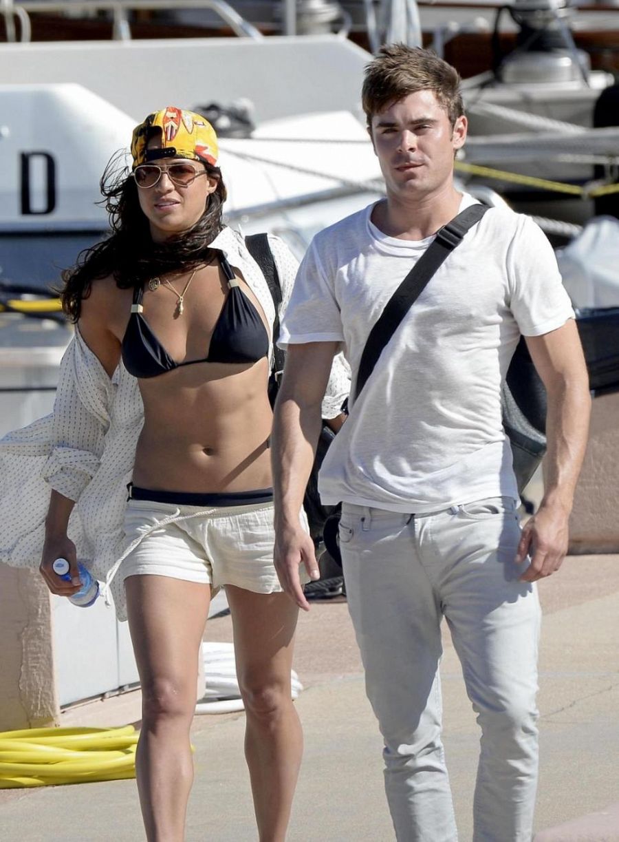 Michelle Rodriguez y Zac Efron compartieron un verano acalorado en Cerdeña