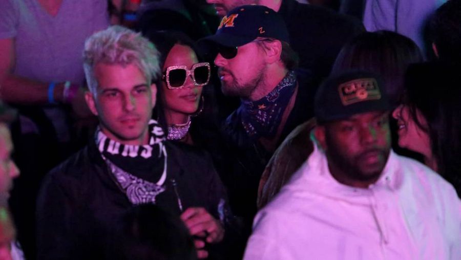 Leonardo DiCaprio y Rihanna, pillados en actitud cómplice