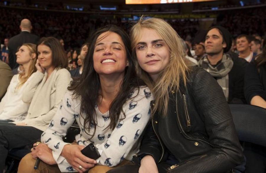 Michelle Rodriguez y Cara Delevigne estuvieron juntas en 2014
