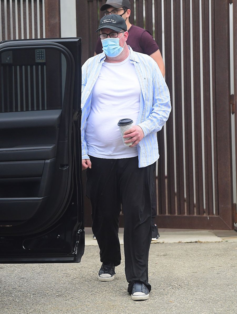 El actor Matthew Perry en Malibu, California