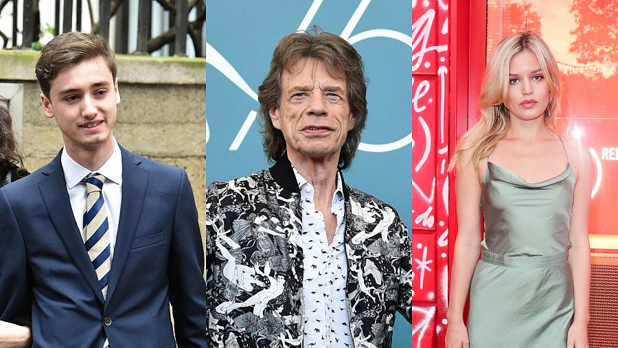 Mick Jagger tiene a los veinteañeros Georgia May y Gabriel Luke