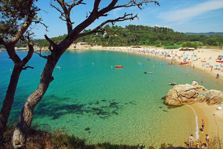 Playa de Castell (Palamós, Girona)