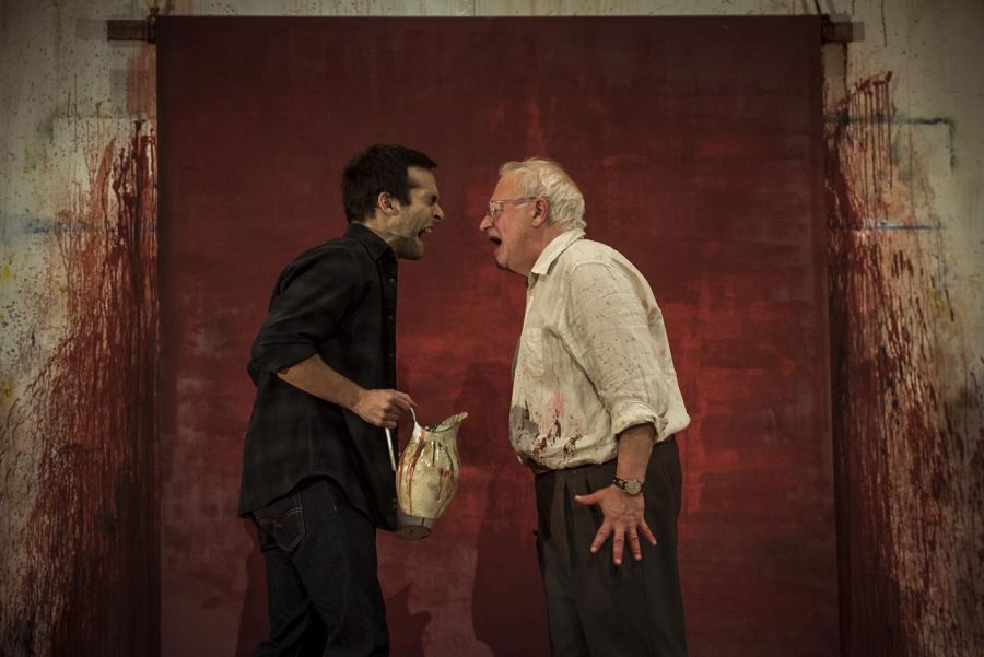 Ricardo Gómez y Juan Echanove en 'Rojo'