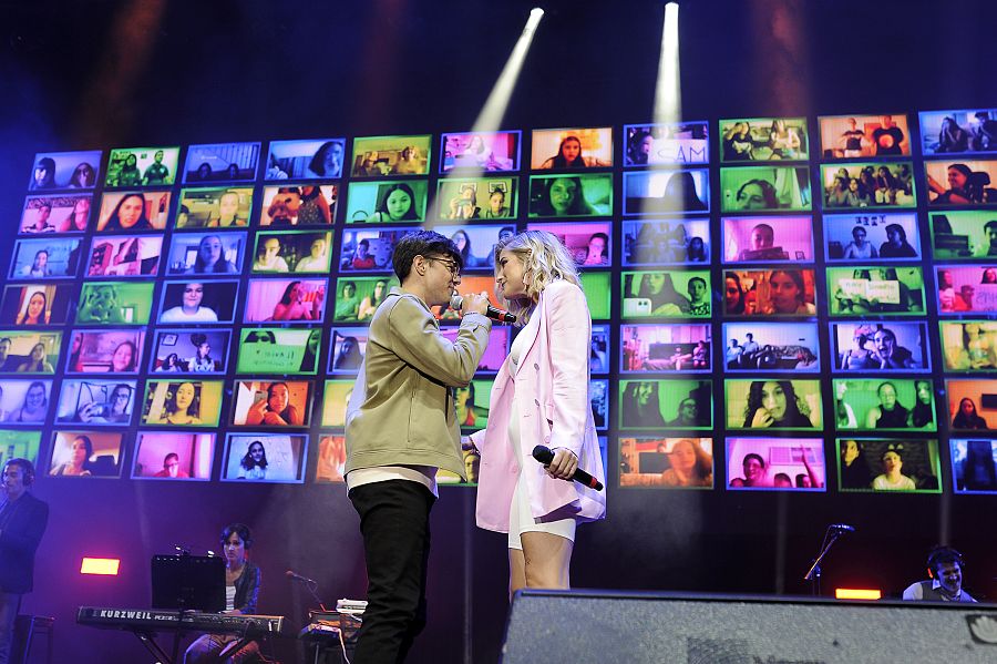 Flavio y Samantha, una de las actuaciones favoritas de 'OT 2020: Díselo a la vida'