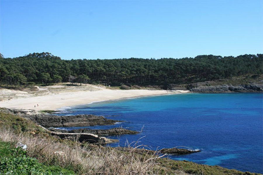 Playa de Melide en Cangas, Pontevedra.