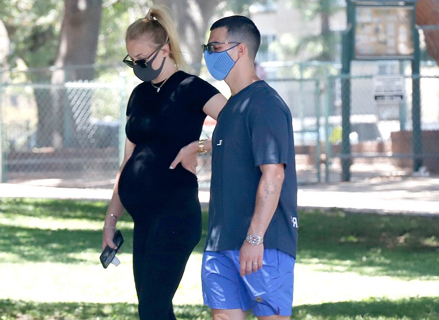 Sophie Turner y Joe Jonas en Los Ángeles