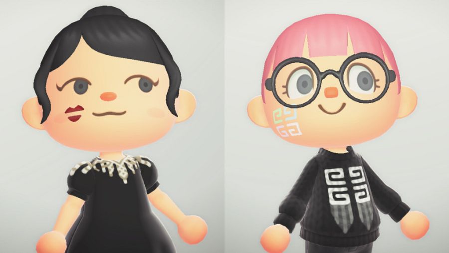 Givenchy diseña looks exclusivos en Animal Crossing: New Horizons