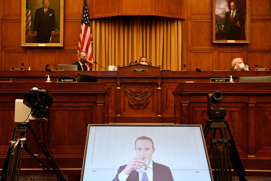 Mark Zuckerberg comparece en el Congreso