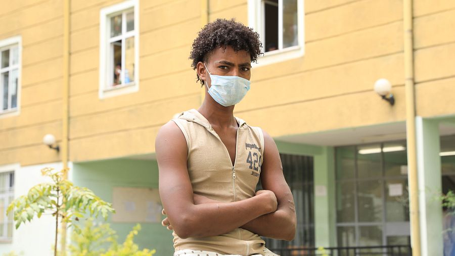 Berhan Berhe, de 17 años, fue raptado por traficantes de personas cuando emigraba desde Etiopía hasta Arabia Saudí.