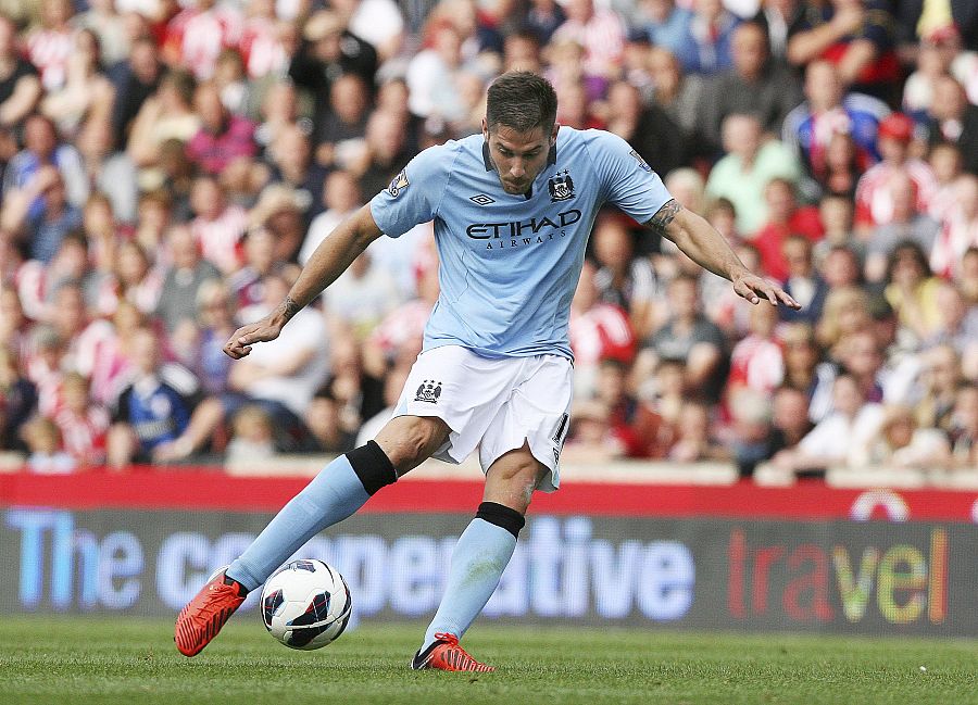 Javi García, en el City