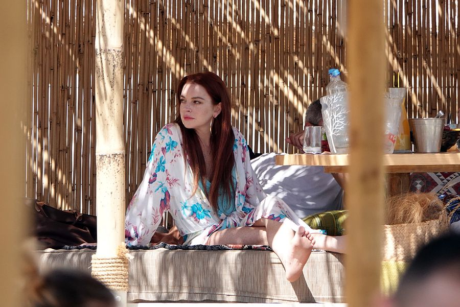 Lindsay Lohan, de vacaciones en Mykonos