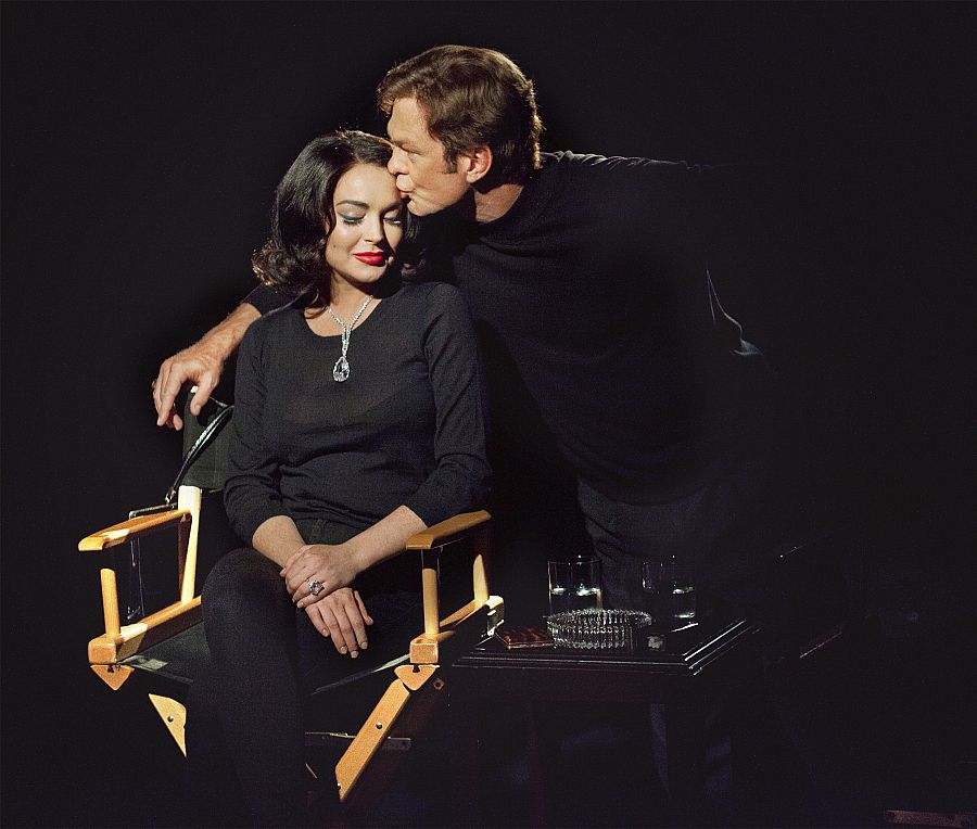 Lindsay Lohan caracterizada como Elizabeth Taylor para 'Liz & Dick'