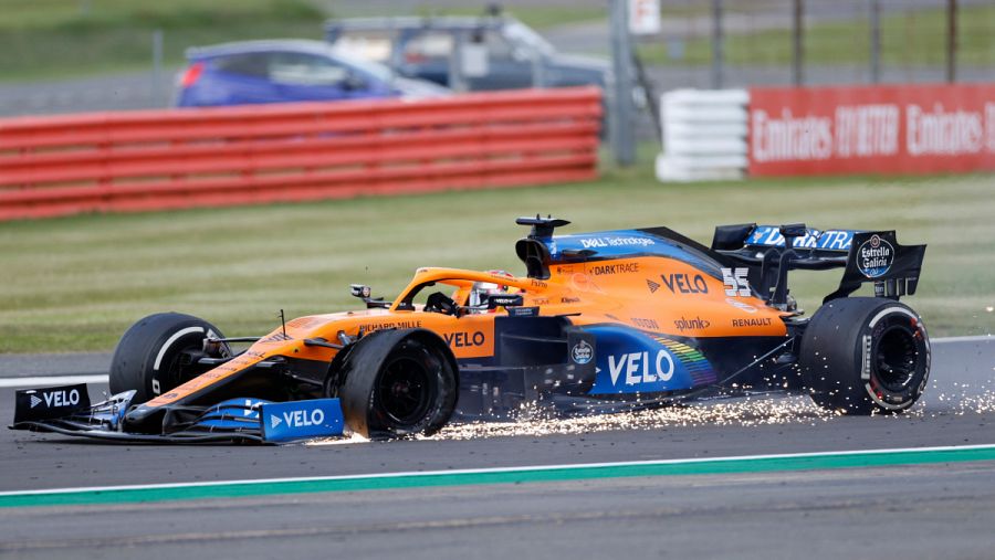 Imagen: Carlos Sainz pierde su cuarta plaza por un desafortunado pinchazo