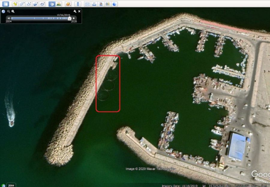 Captura con recuadro rojo señalando tanques que posteriormente desaparecen